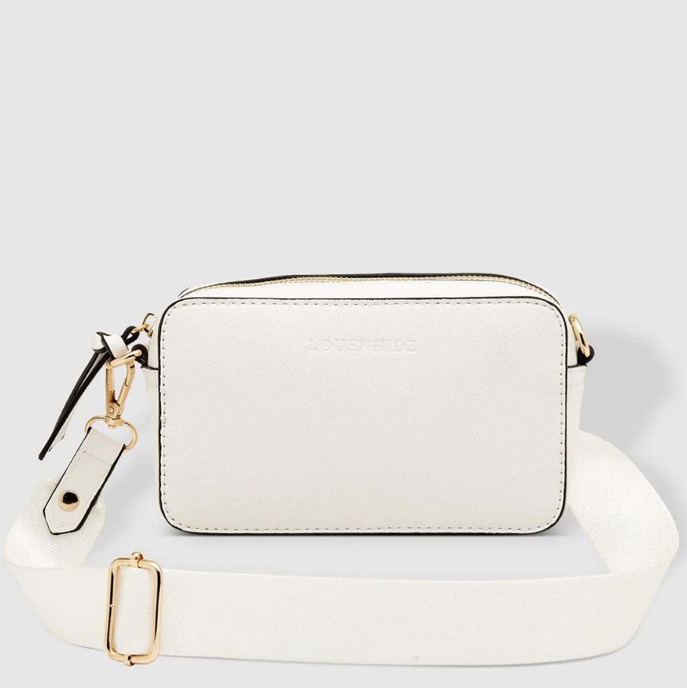 Louenhide  Rubix Crossbody Bag | White available at Rose St Trading Co