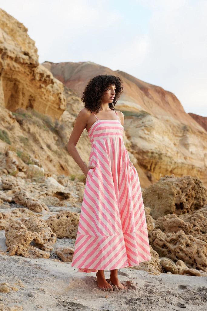 Rue Dress | Candy Stripe - Rose St Trading Co