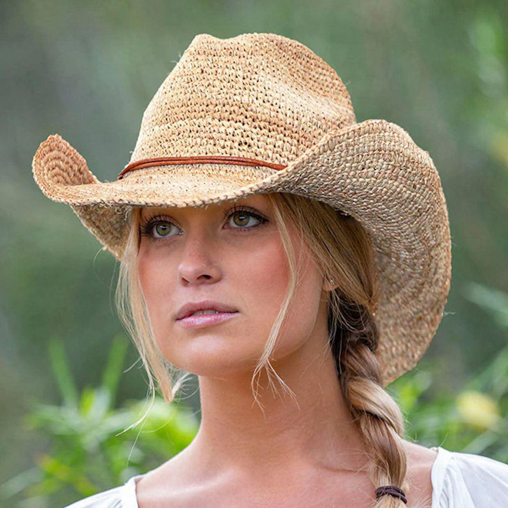 Tina M  Ryleigh Cowboy Hat | Natural available at Rose St Trading Co