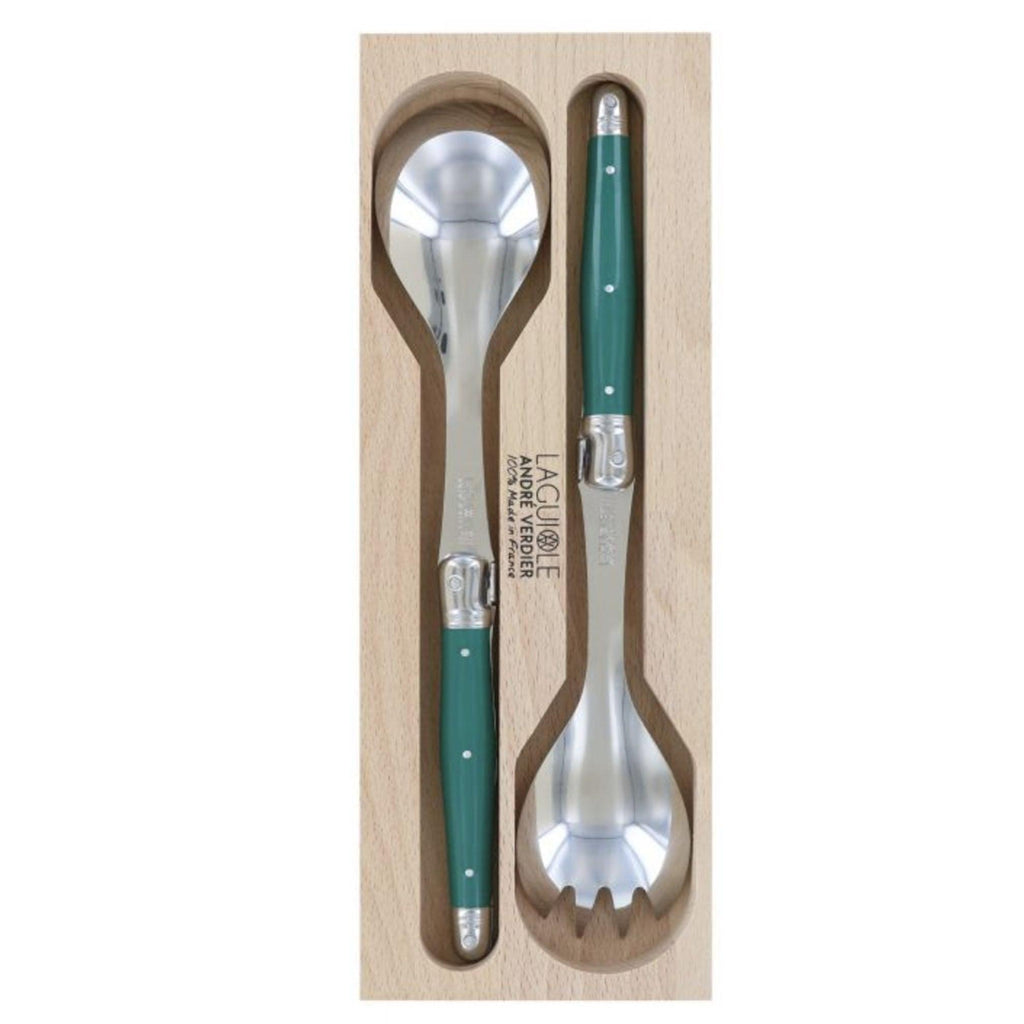 Andre Verdier  Salad Servers Set 2 | Green available at Rose St Trading Co