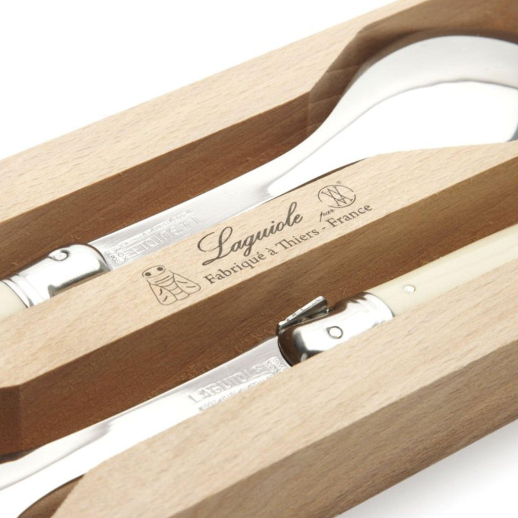 Andre Verdier  Salad Servers Set 2 | Ivory available at Rose St Trading Co