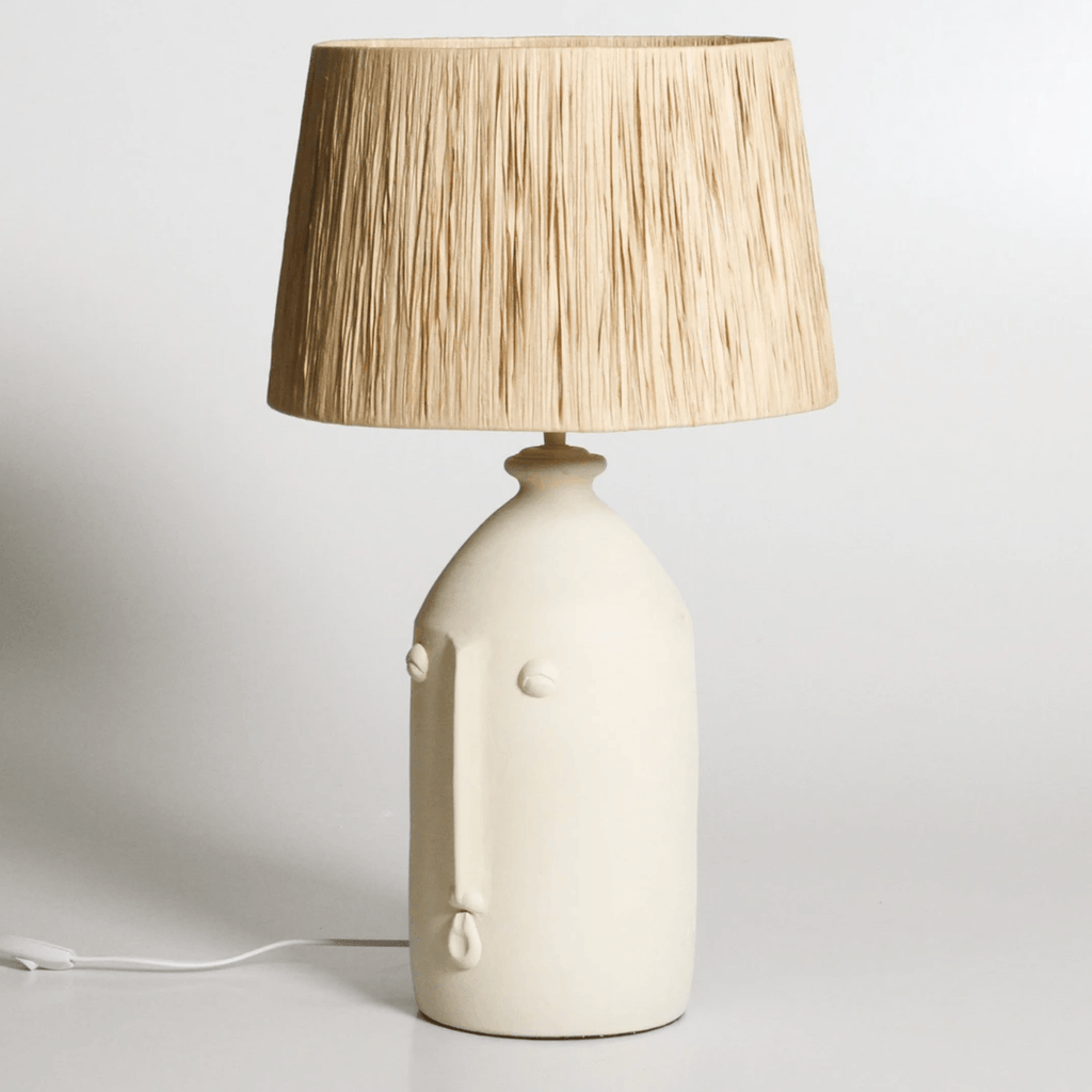 RSTC  Salvador Table Lamp | Off White available at Rose St Trading Co