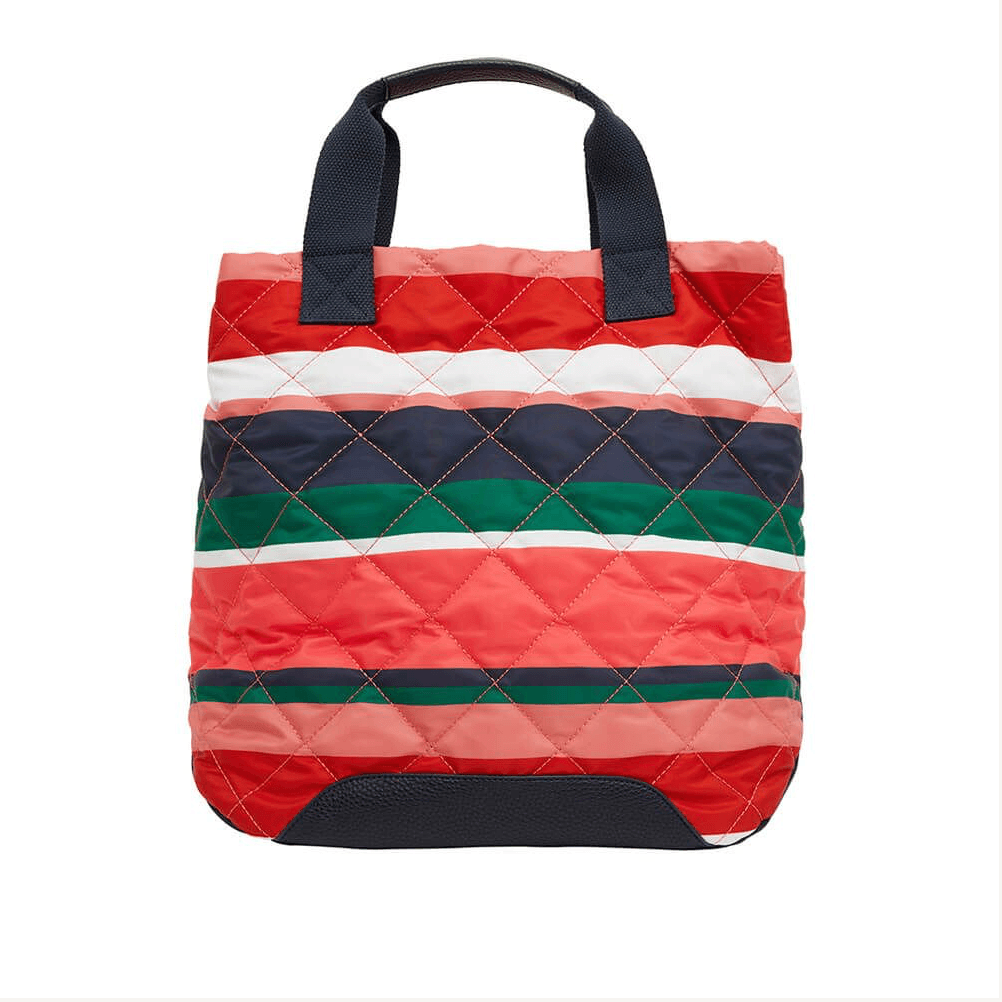 Elms + King  Santa Monica Tote | Navy Multi Stripe available at Rose St Trading Co