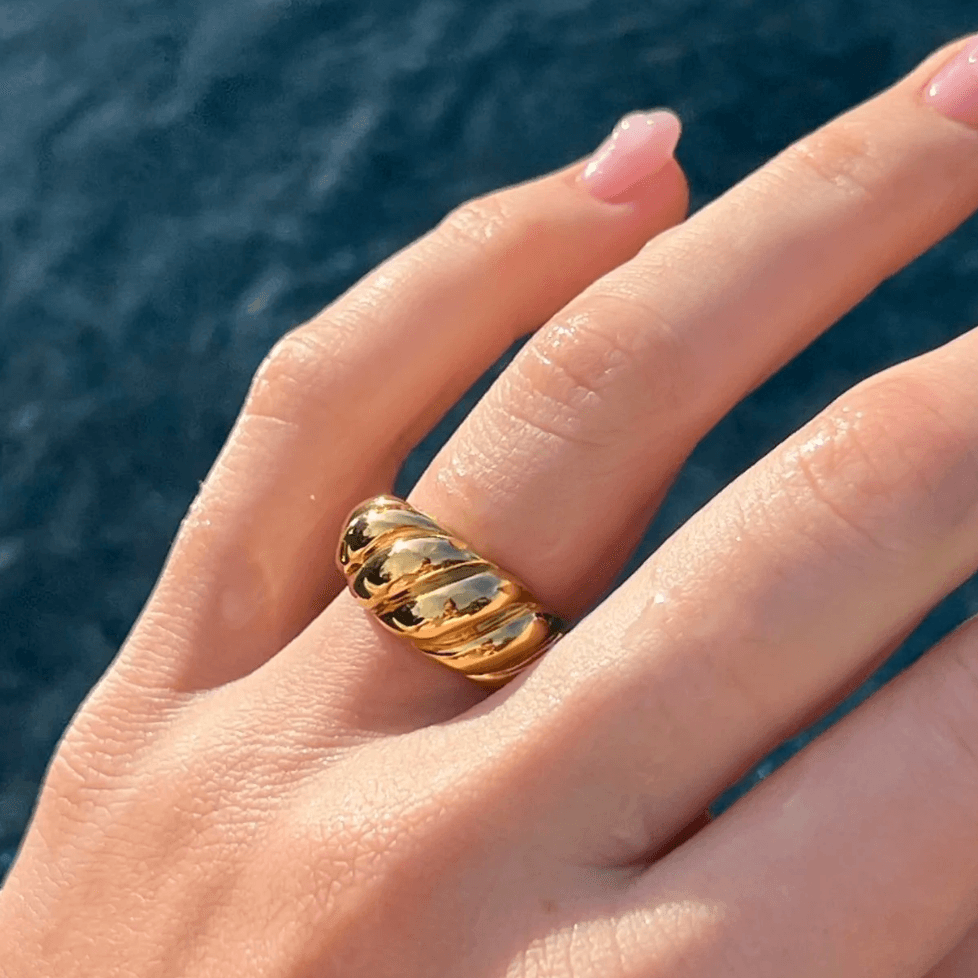 Zafino  Sarah Ring | Gold available at Rose St Trading Co