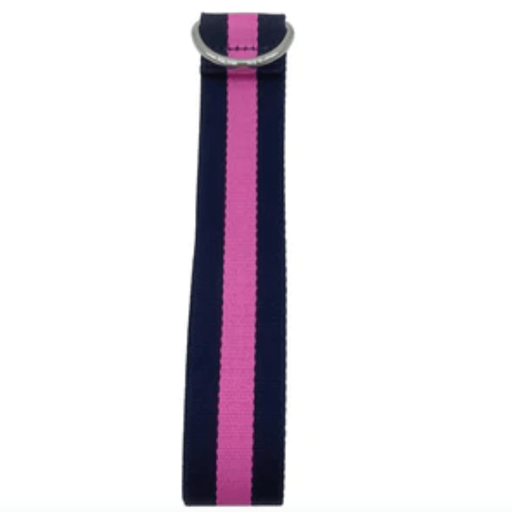 RSTC  Saturday Belt |  Navy + Pink available at Rose St Trading Co