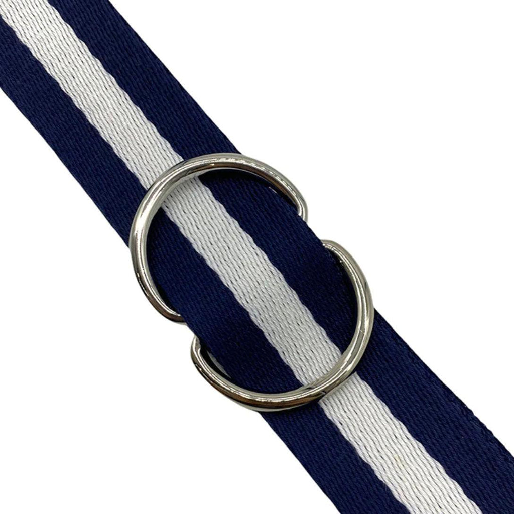 RSTC  Saturday Belt | Navy/White available at Rose St Trading Co
