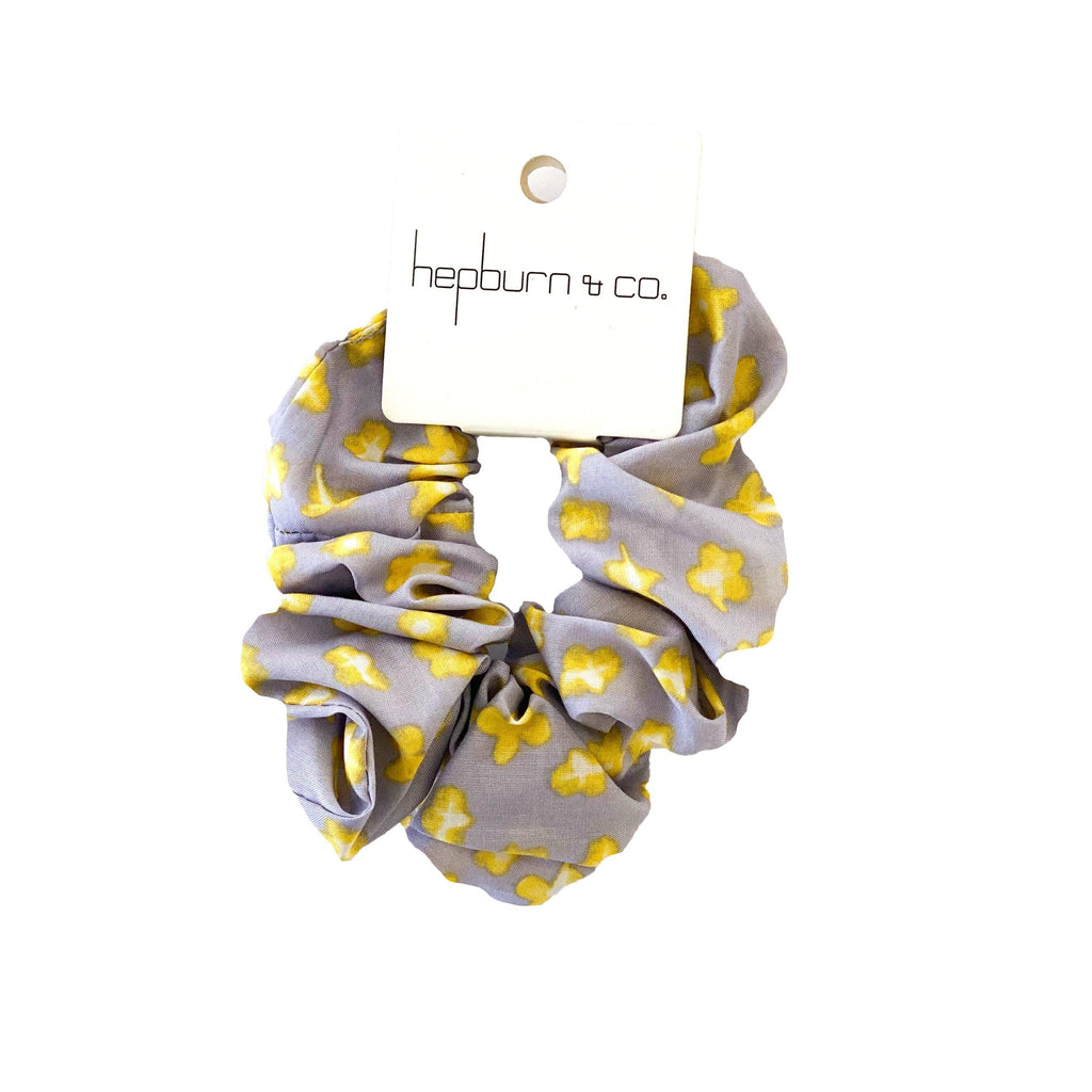 Hepburn & Co  Scrunchie | Liberty Shadow Blossom available at Rose St Trading Co