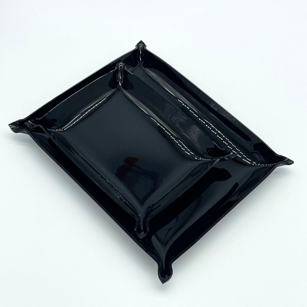 RSTC  Set of 2 Acrylic Valet Trays | Black available at Rose St Trading Co