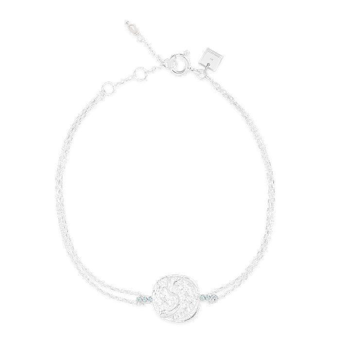 By Charlotte  Silver Goddess of Water Bracelet available at Rose St Trading Co