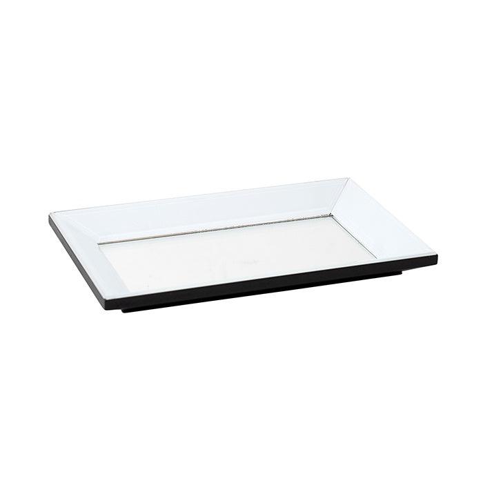 RSTC  Silver/White Mirror Tray | Rect available at Rose St Trading Co