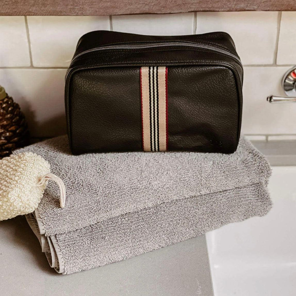 Louenhide  Sinatra Mens Large Wash Bag | Black available at Rose St Trading Co