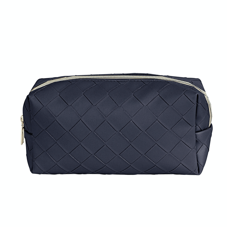 Tonic  Small Woven Beauty Bag | Navy available at Rose St Trading Co