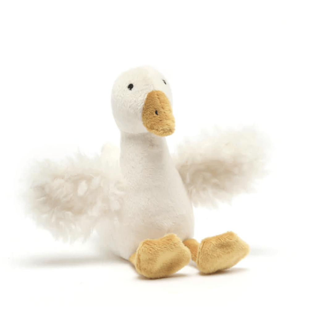 Nana Huchy  Snowy The Goose Rattle available at Rose St Trading Co