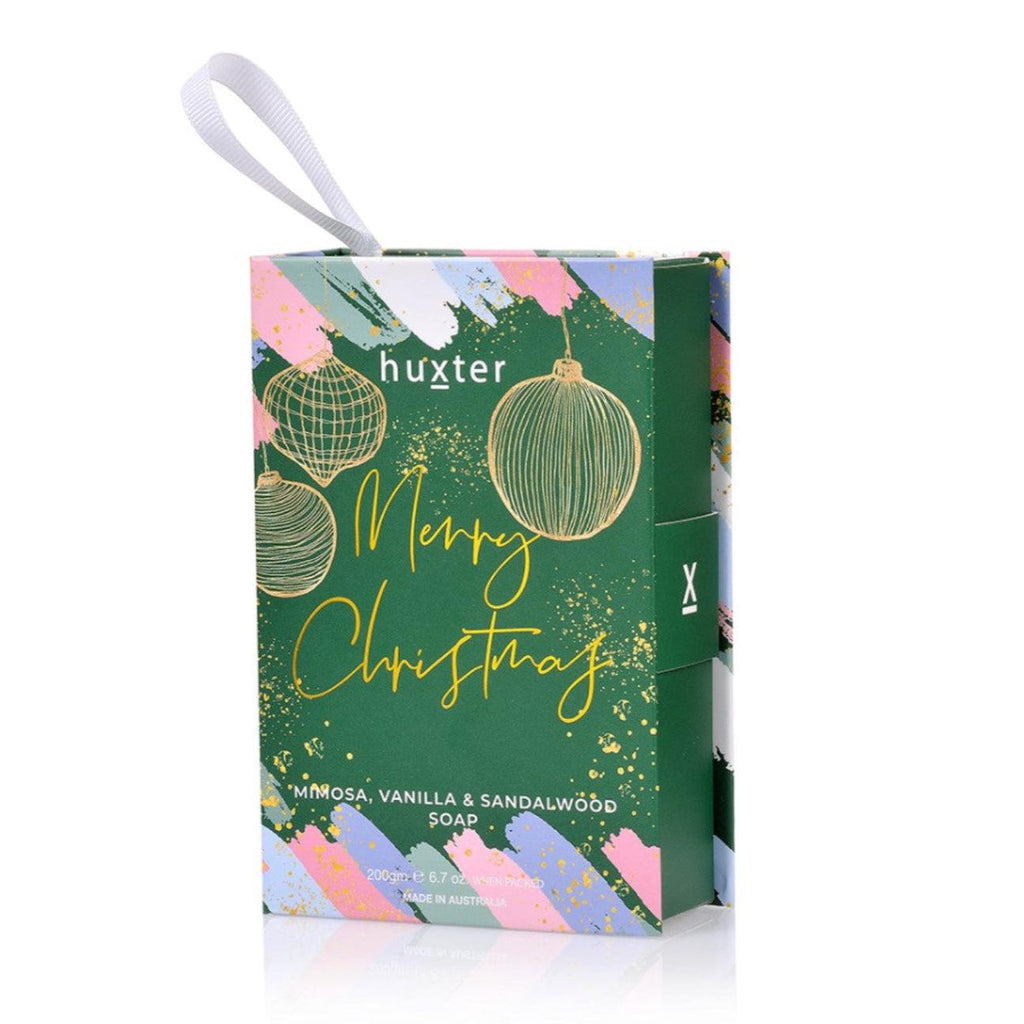 Soap Book Hanging | Green w Pastel Baubles - Rose St Trading Co
