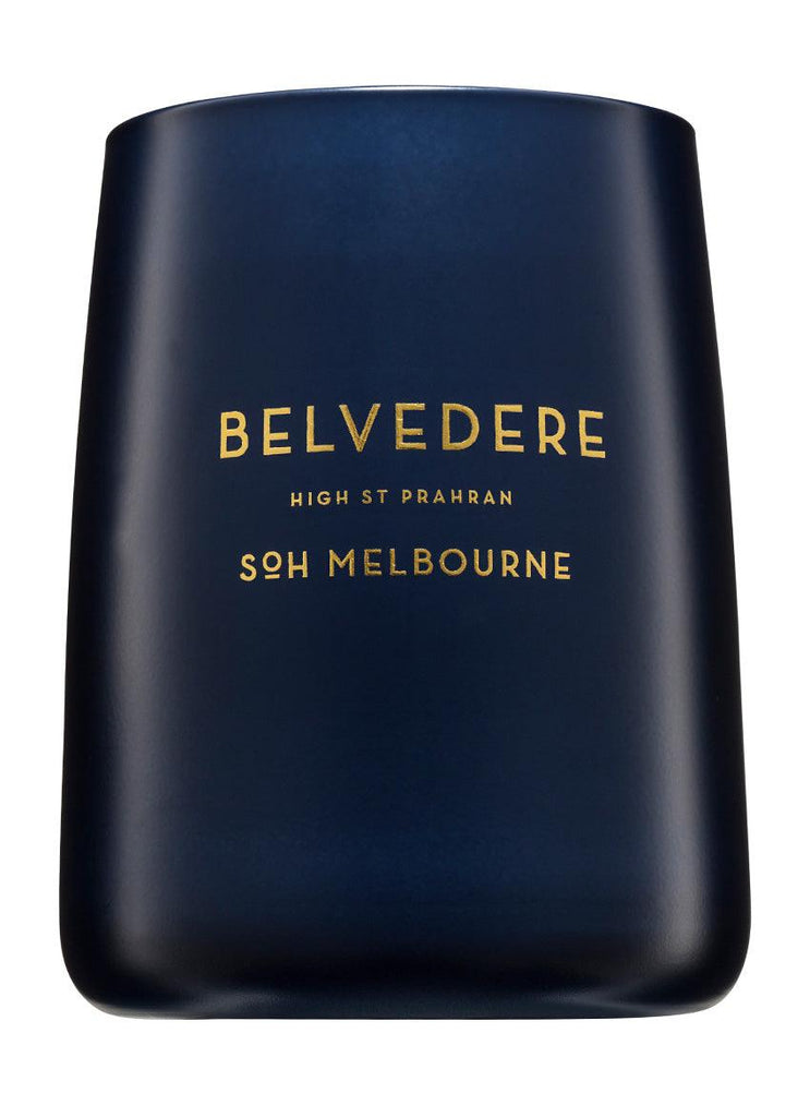 SOH  SOH Belvedere Candle | Navy Matte Vessel available at Rose St Trading Co