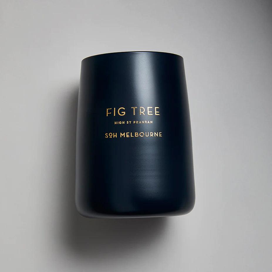 SOH  SOH Fig Tree Candle | Navy Matte Vessel available at Rose St Trading Co