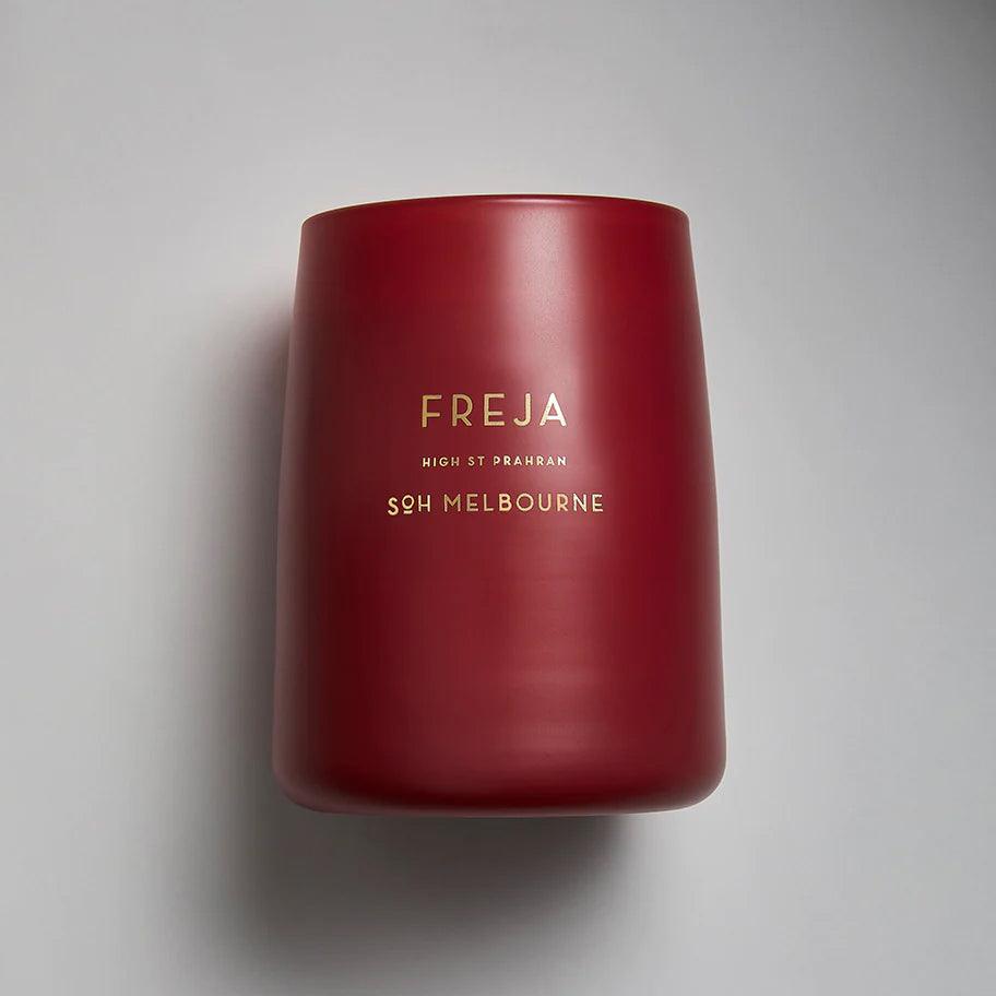 SOH  SOH Freja Rouge Matte Glass Candle available at Rose St Trading Co