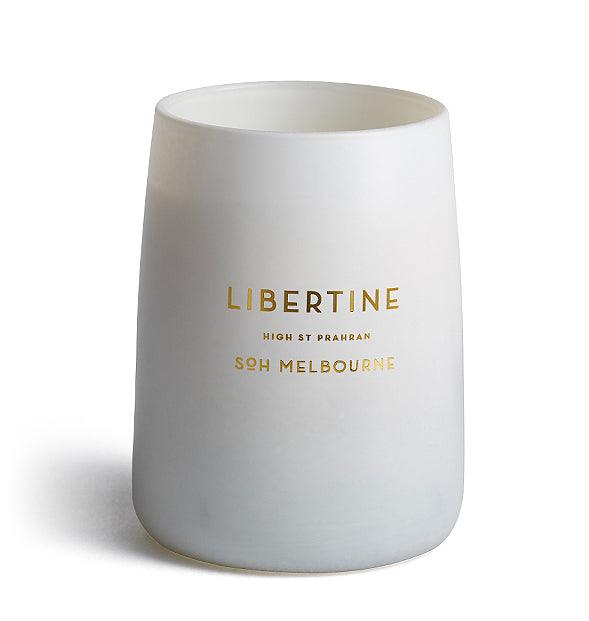 SOH  SOH Libertine Candle | White Matte Vessel available at Rose St Trading Co
