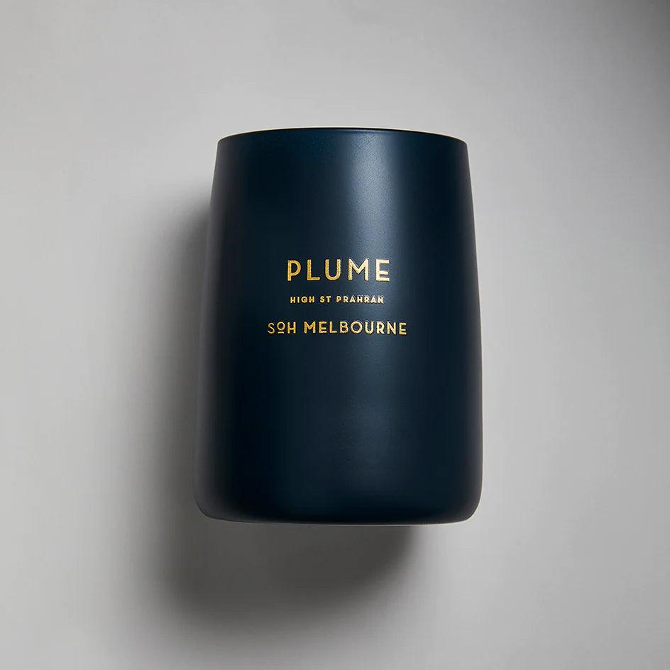 SOH  SOH Plume Candle | Navy Matte Vessel available at Rose St Trading Co