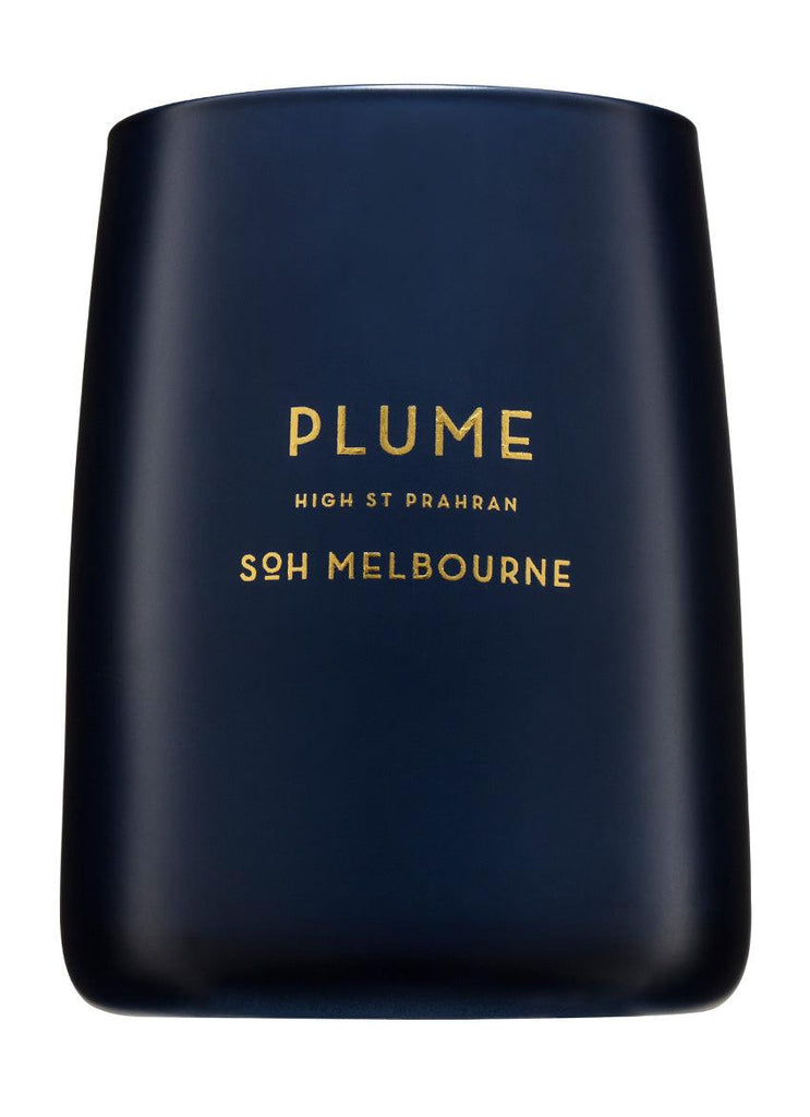 SOH  SOH Plume Candle | Navy Matte Vessel available at Rose St Trading Co