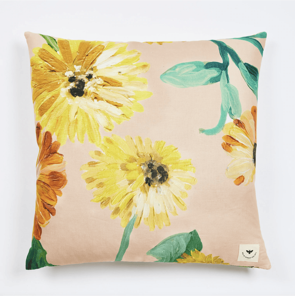 Bonnie and Neil  Spring Patch Clay Cushion | 60cm available at Rose St Trading Co