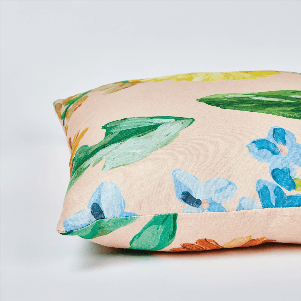 Bonnie and Neil  Spring Patch Clay Cushion | 60cm available at Rose St Trading Co