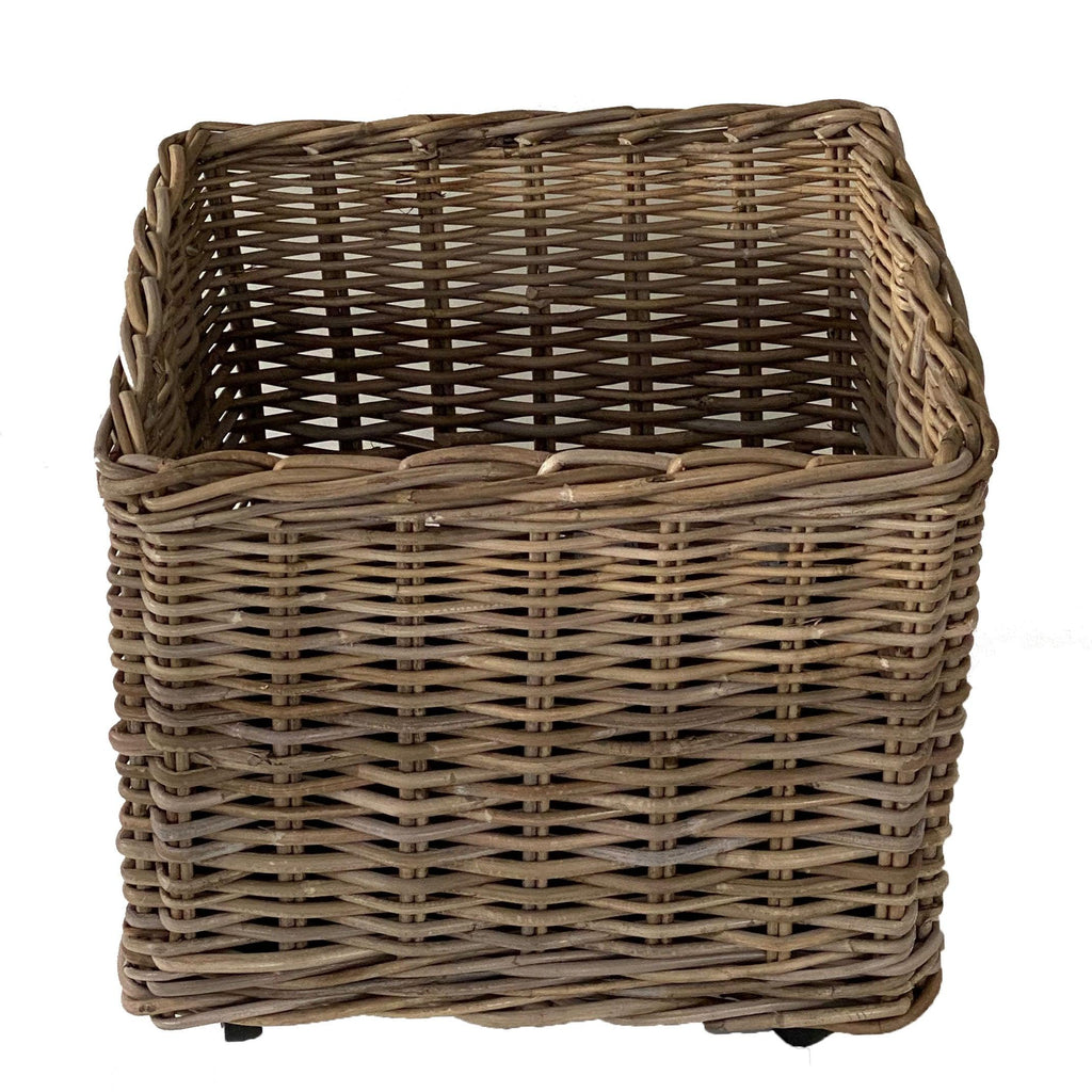 RSTC  Square Baskets on Wheels available at Rose St Trading Co