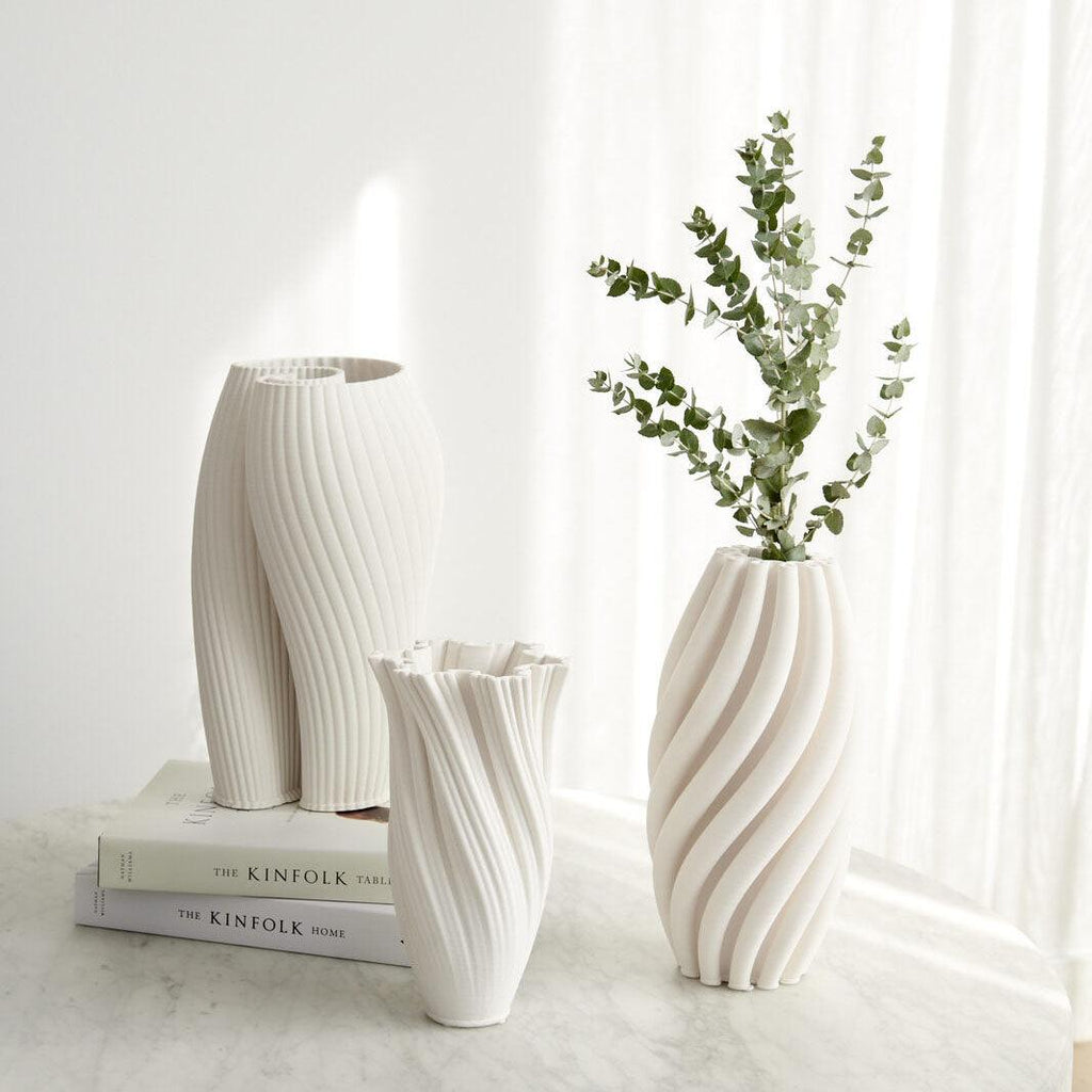 P.S. Home and Living  Stella White Vase | 29cm available at Rose St Trading Co