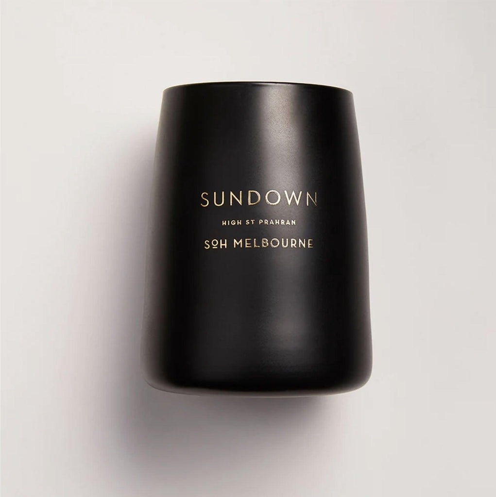 SOH  Sundown Black Matt Glass available at Rose St Trading Co