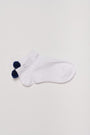 Sydney Sock 3 Pack | French Navy Pom Pom by Club in stock at Rose St Trading Co