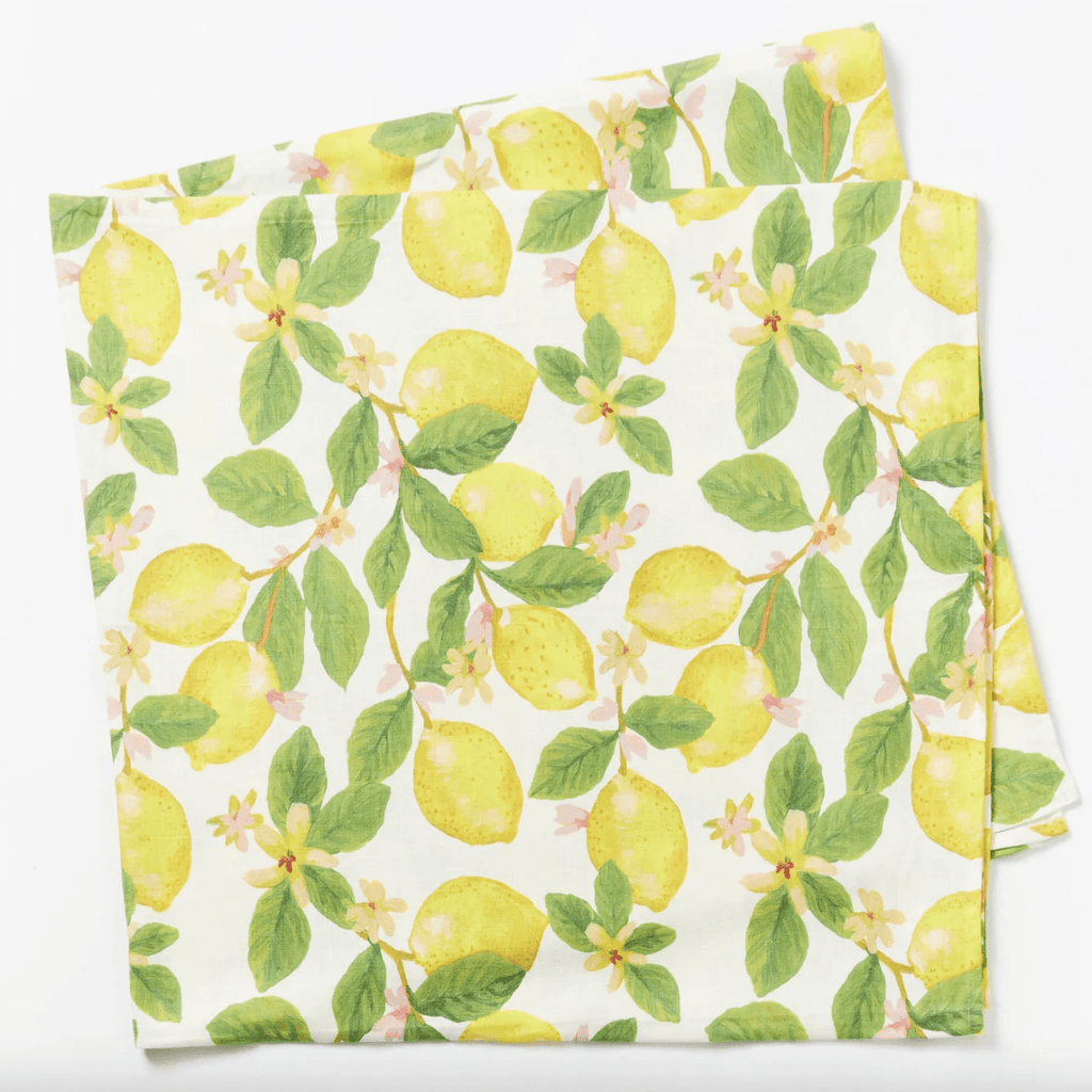 Bonnie and Neil  Tablecloth Capri Yellow | Medium available at Rose St Trading Co