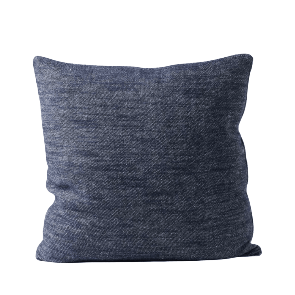 Eadie Lifestyle  Tachet Linen Cushion | Navy Reversible 60 x 60cm available at Rose St Trading Co