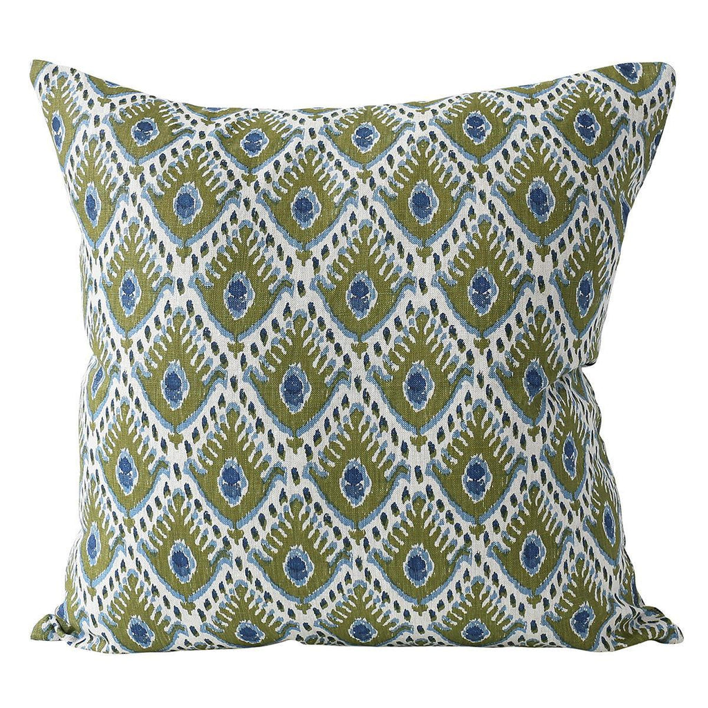 Walter G  Tashkent Moss Linen Cushion | 50x50cm available at Rose St Trading Co