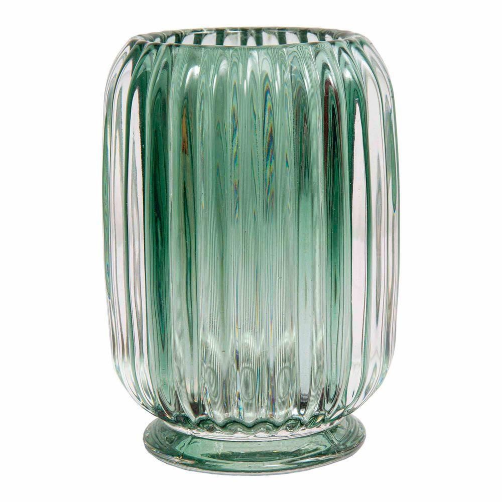 Florabelle  Tea Light Tall Candle Holder | Emerald available at Rose St Trading Co