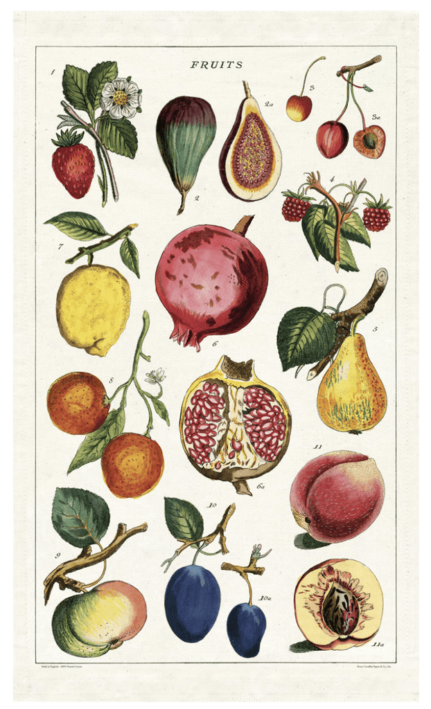 Cavallini & Co  Tea Towel | Fruit available at Rose St Trading Co