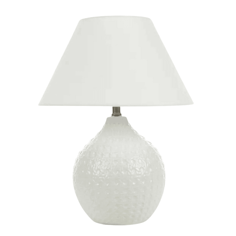 RSTC  Temple Ceramic Lamp | White available at Rose St Trading Co