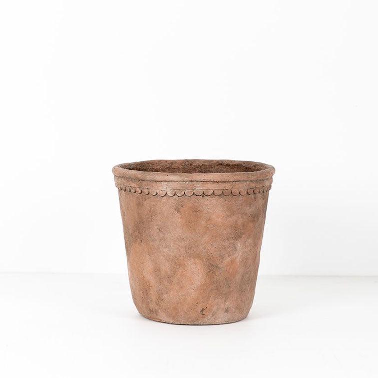 Papaya  Terra Aged Pot | 31cm available at Rose St Trading Co