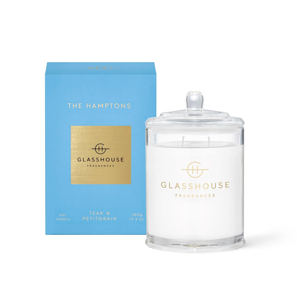 Glasshouse Fragrance  The Hamptons 380g Candle available at Rose St Trading Co