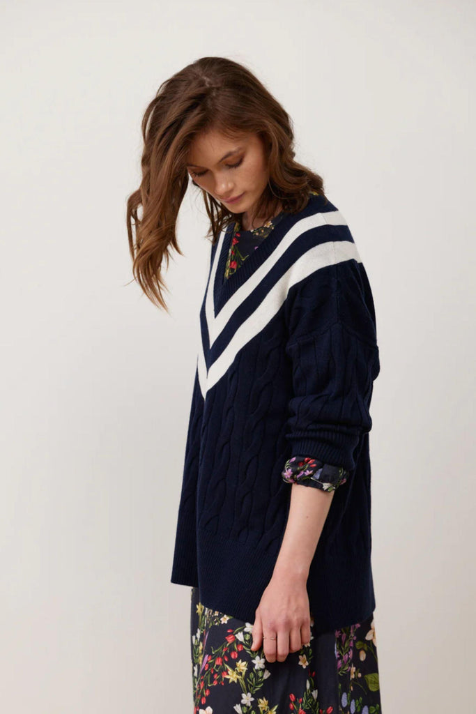 The M.C.C. Jumper | Navy by Binny in stock at Rose St Trading Co