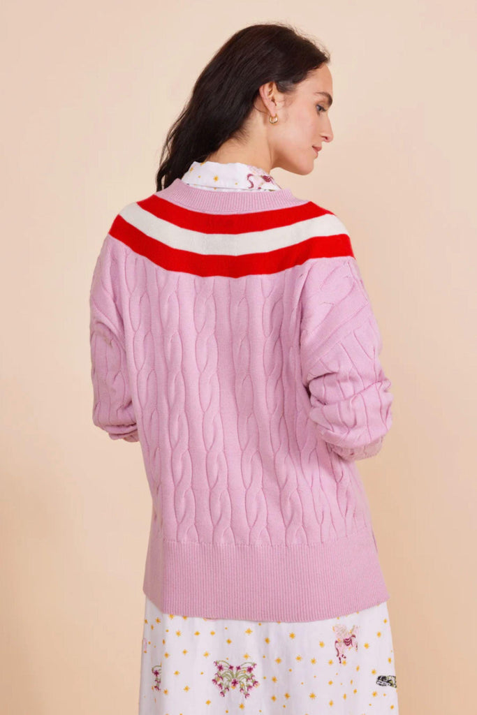 The M.C.C. Jumper | Pink by Binny in stock at Rose St Trading Co