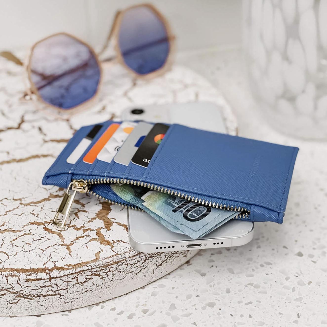 Louenhide  Tia Cardholder | Cornflower Blue available at Rose St Trading Co