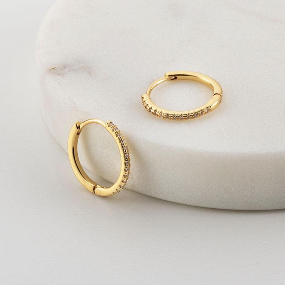 Zafino  Tilly Hoop | Gold available at Rose St Trading Co