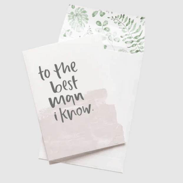 Emma Kate Co.  To The Best Man I Know | Greeting Card available at Rose St Trading Co