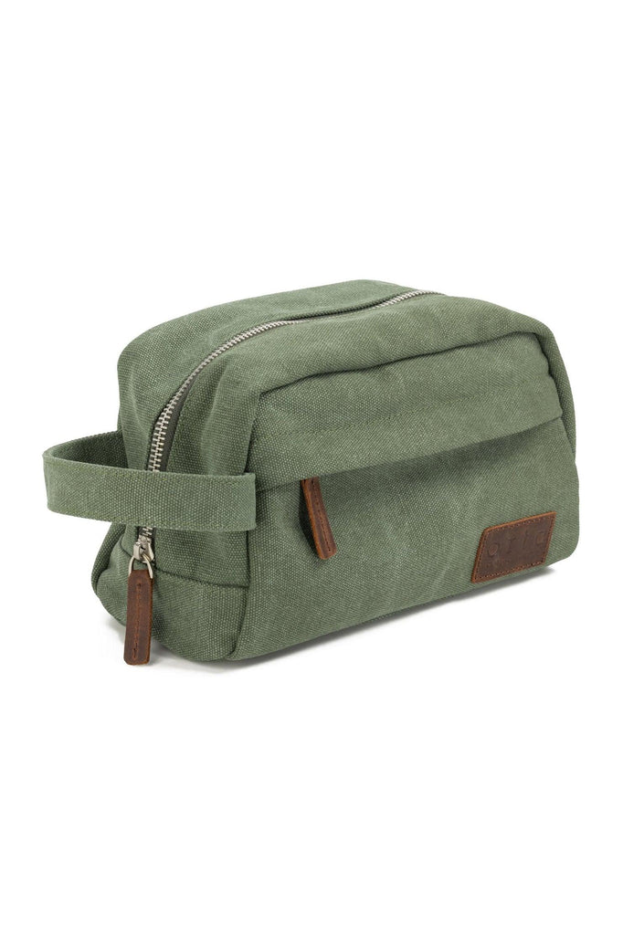 ORTC Man  Toiletry Bag | Washed Olive available at Rose St Trading Co