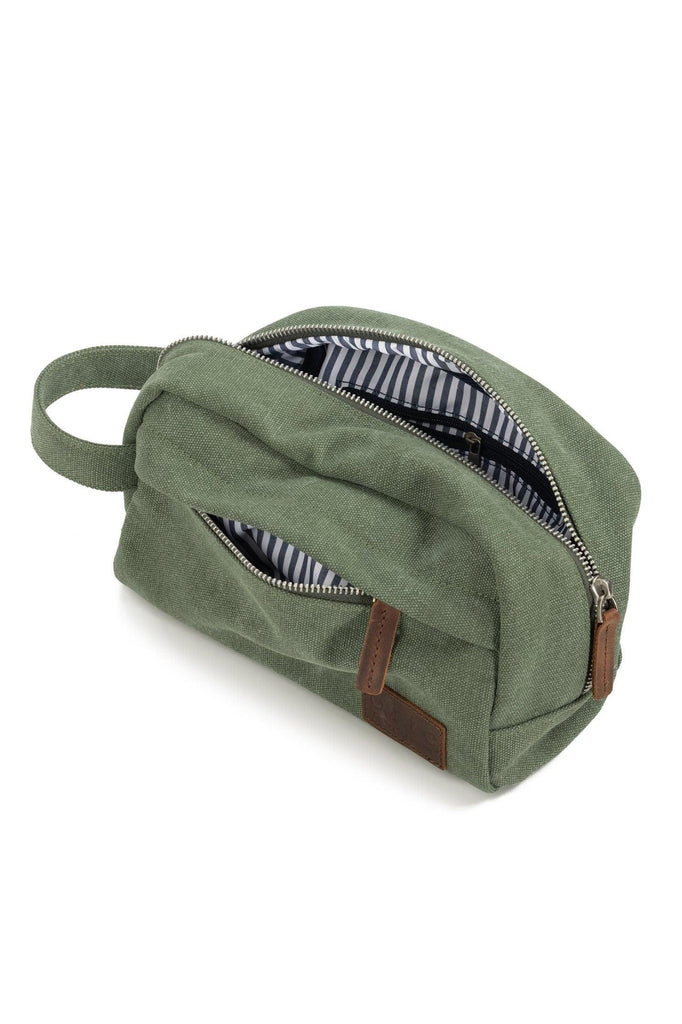 ORTC Man  Toiletry Bag | Washed Olive available at Rose St Trading Co