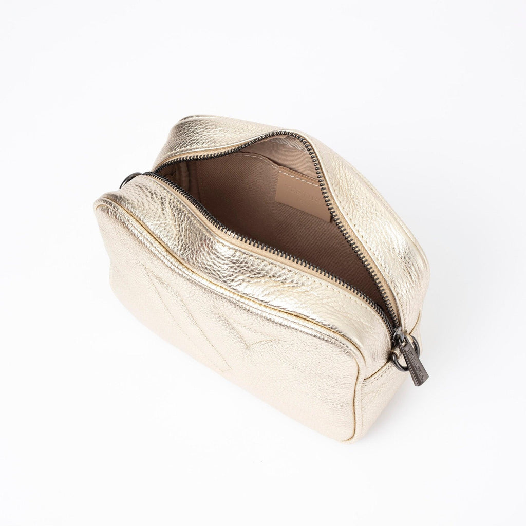 Vestirsi  Vanessa Bag Pale Gold available at Rose St Trading Co