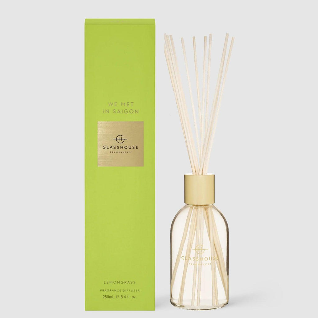 Glasshouse Fragrance  We Met in Saigon Diffuser available at Rose St Trading Co