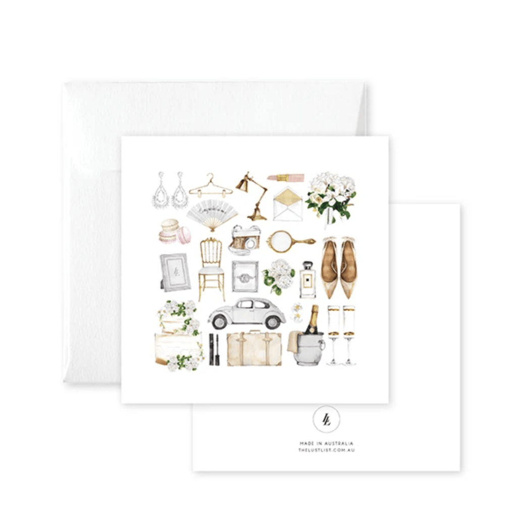 RSTC  Wedding Flatlay available at Rose St Trading Co