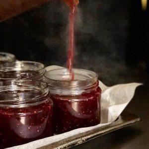 Long Track Pantry  White Peach & Raspberry Jam available at Rose St Trading Co