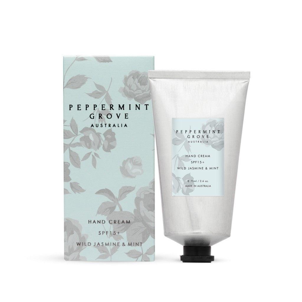 Peppermint Grove  Wild Jasmine + Mint | Hand Cream Tube available at Rose St Trading Co